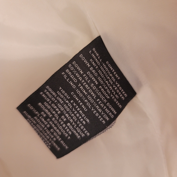 š¤LUSCIOUS WINTER WHITE VINCE CAMUTO DOWN COATš¤ - Picture 6 of 16